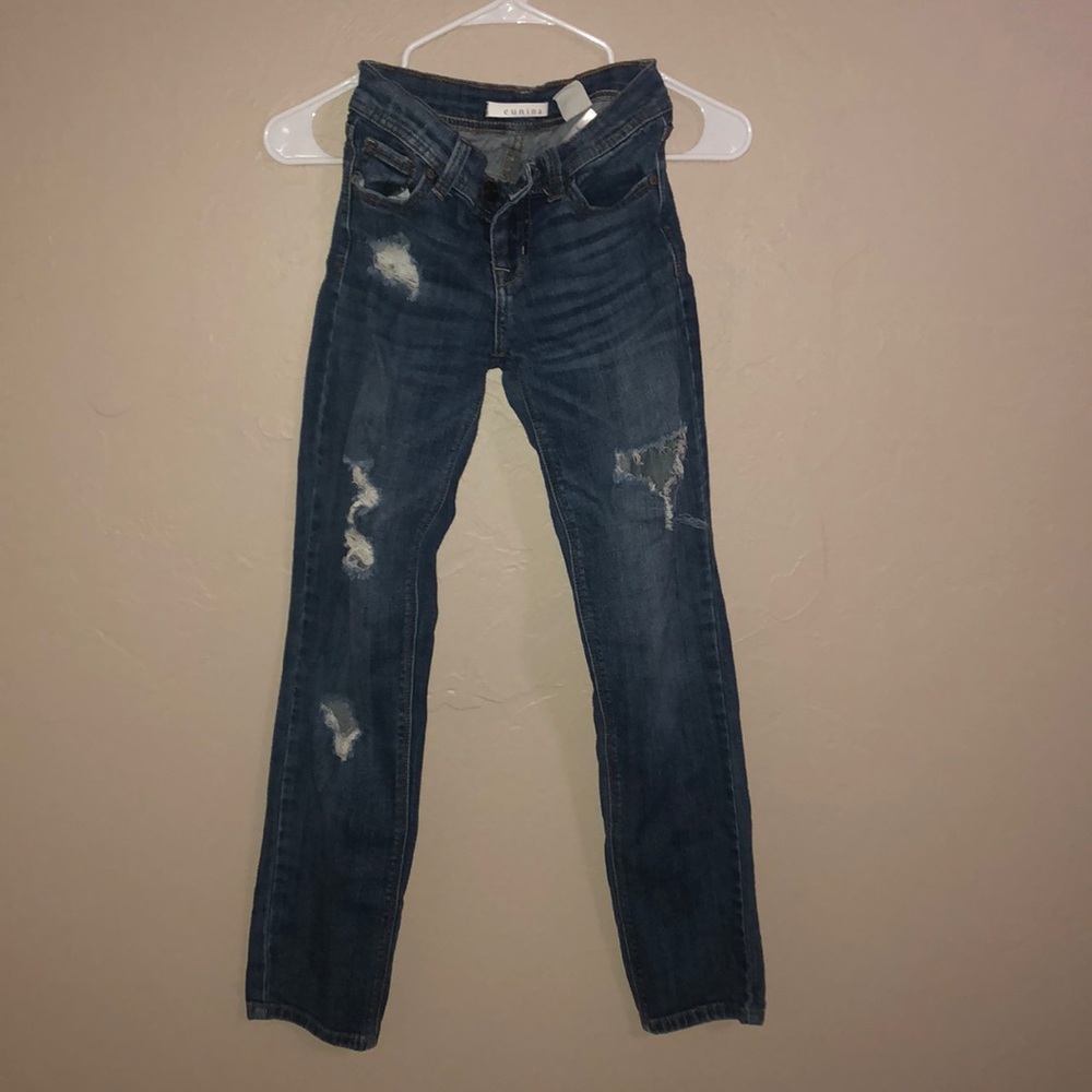 Super cute distressed jeans